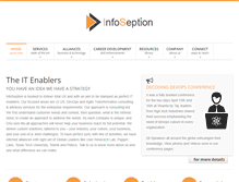 Tablet Screenshot of infoseption.com